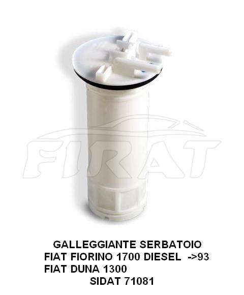 GALLEGGIANTE SERBATOIO FIAT DUNA - FIORINO D.